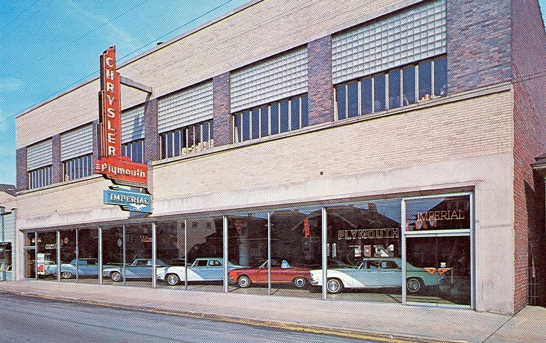 A Dealership Postcard from 1964