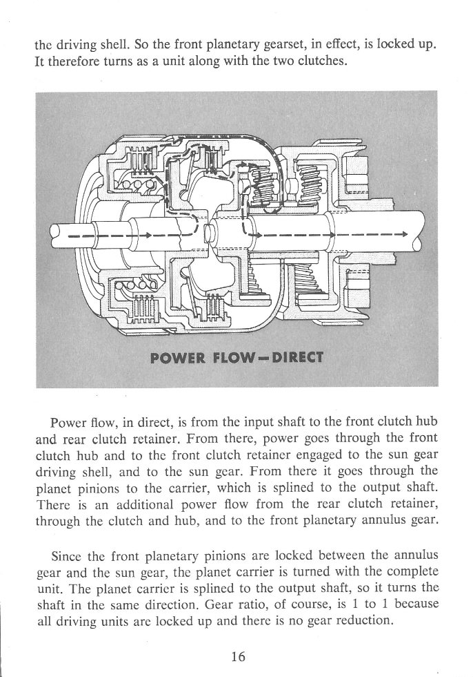 Page 16 of the A904 Torqueflite Automatic Transmission Service