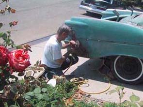 Michael Ulander Sanding More Rust!